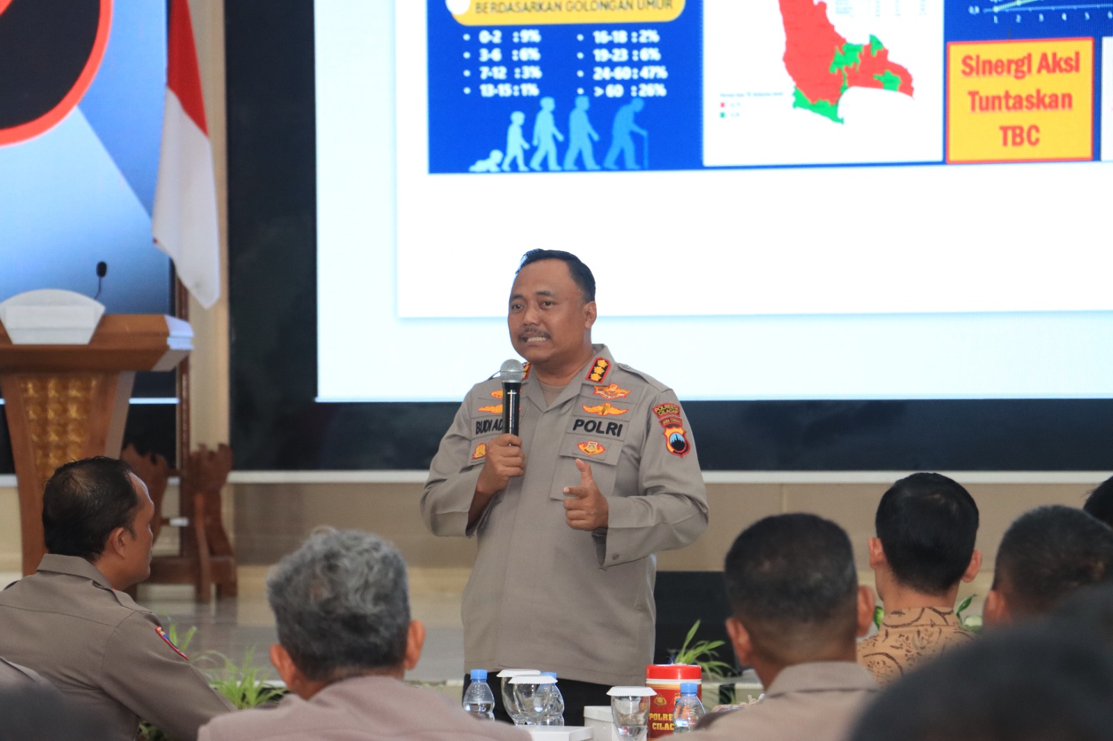 Lawan TB Paru hingga Pelosok, Polresta Cilacap Siapkan Bhabinkamtibmas Jadi Tracer